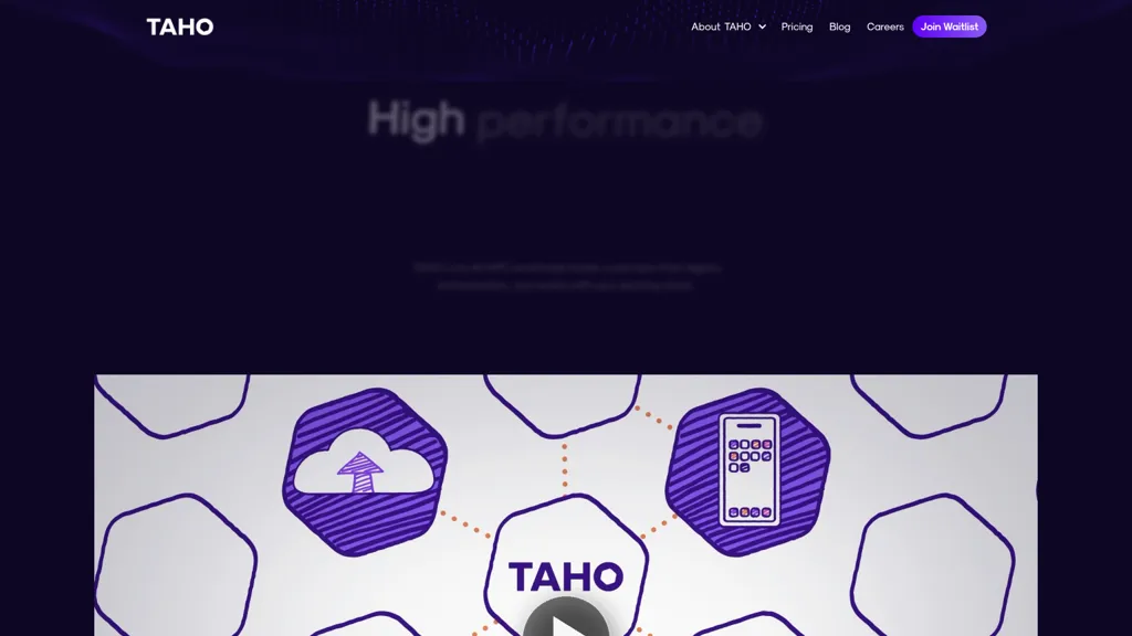 taho.is AI tool screenshot