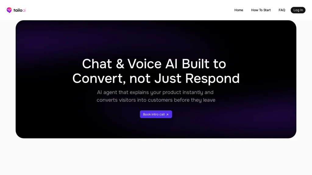 Tailo AI AI tool screenshot