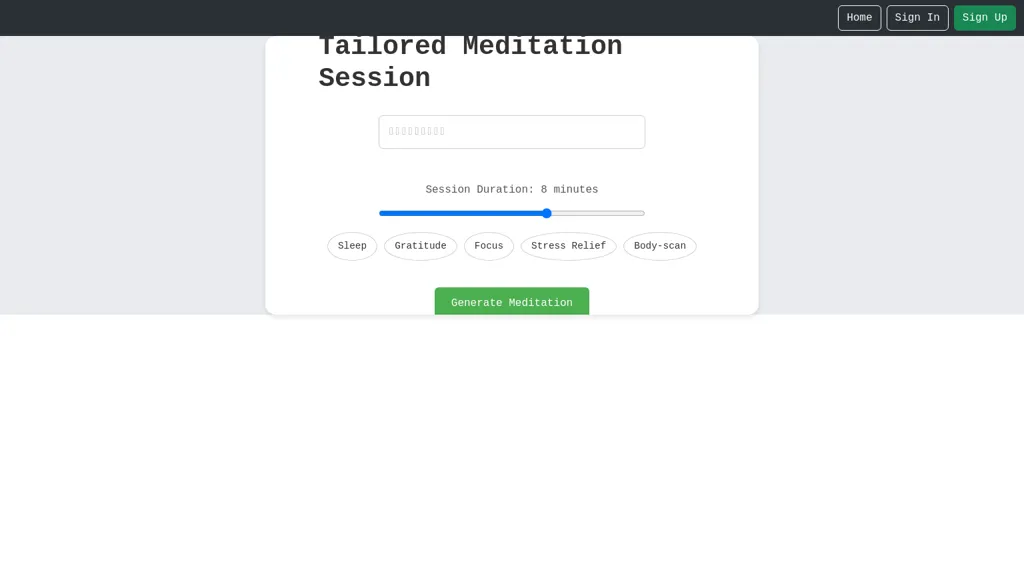 Tailored Mindfulness website