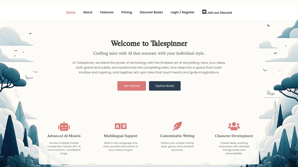 Talespinner website
