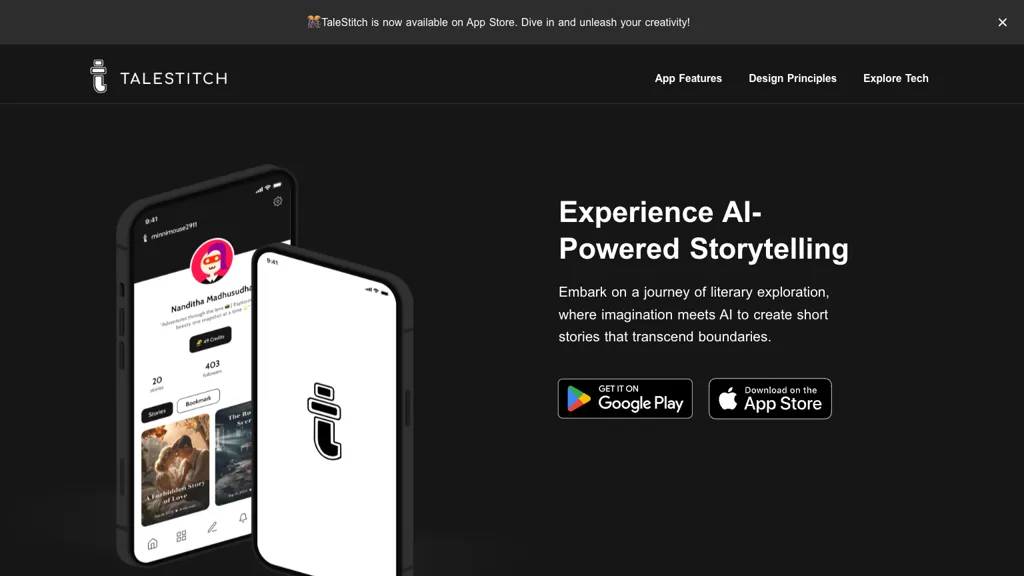 Talestitch website