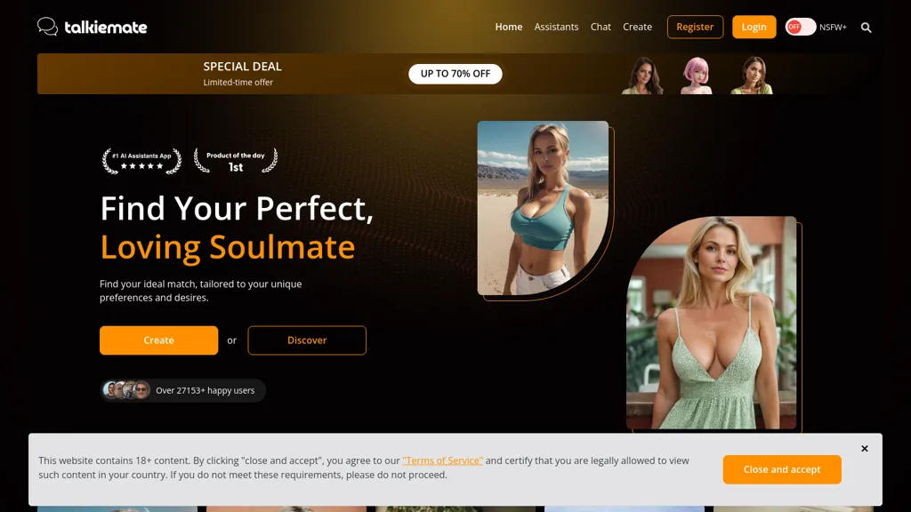Talkiemate website