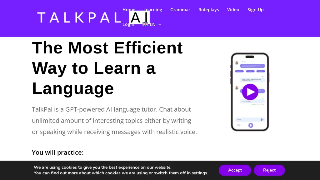 TalkPal website