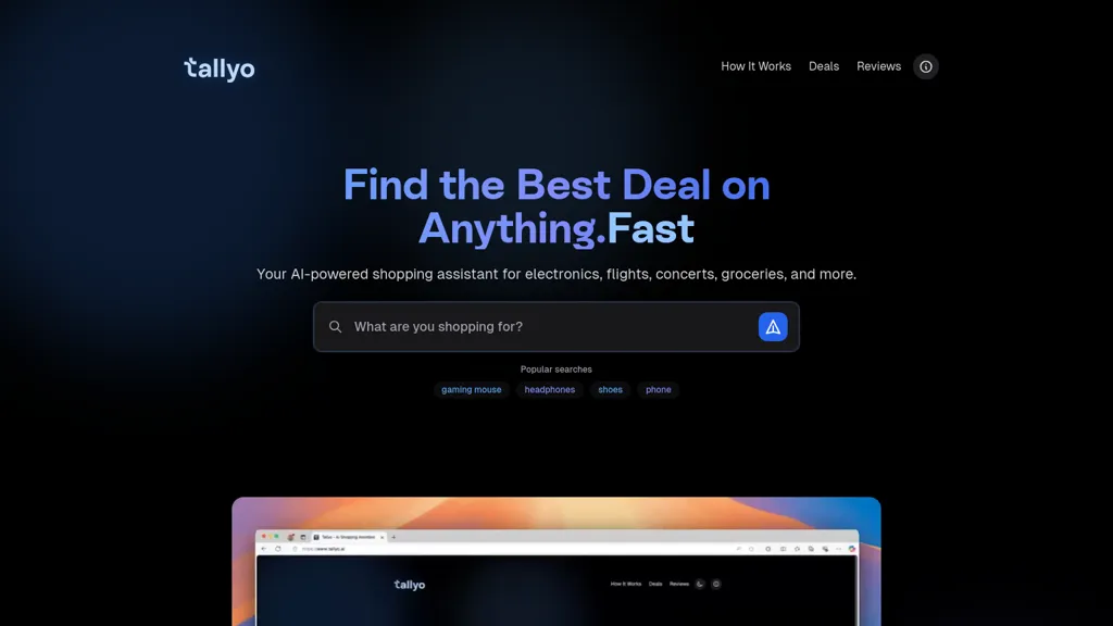 Tallyo website