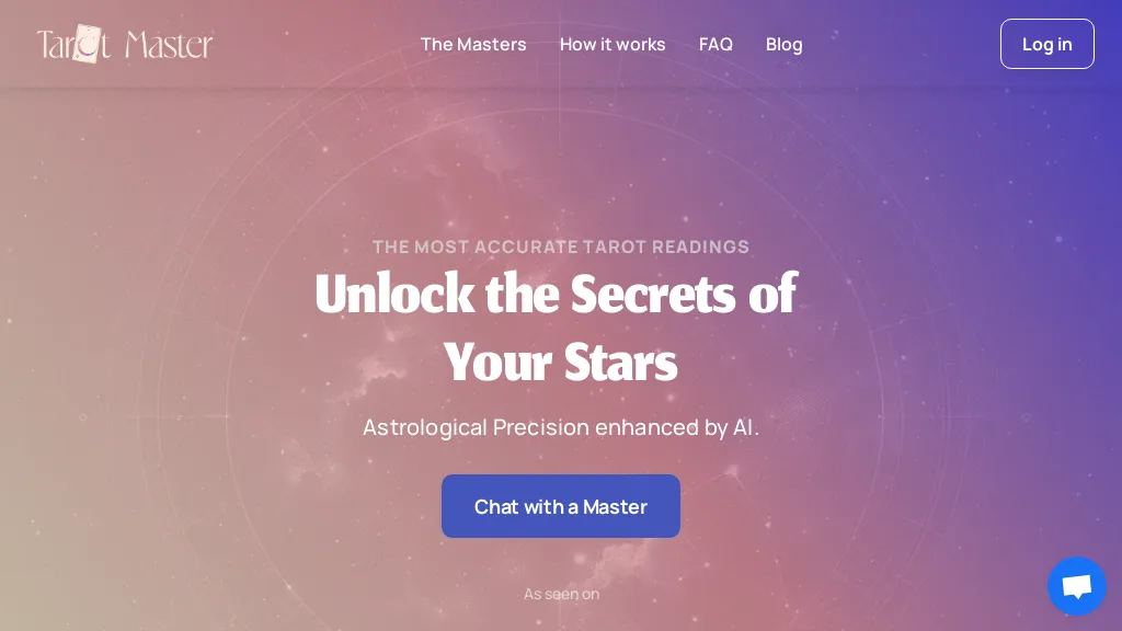 Tarot Master website