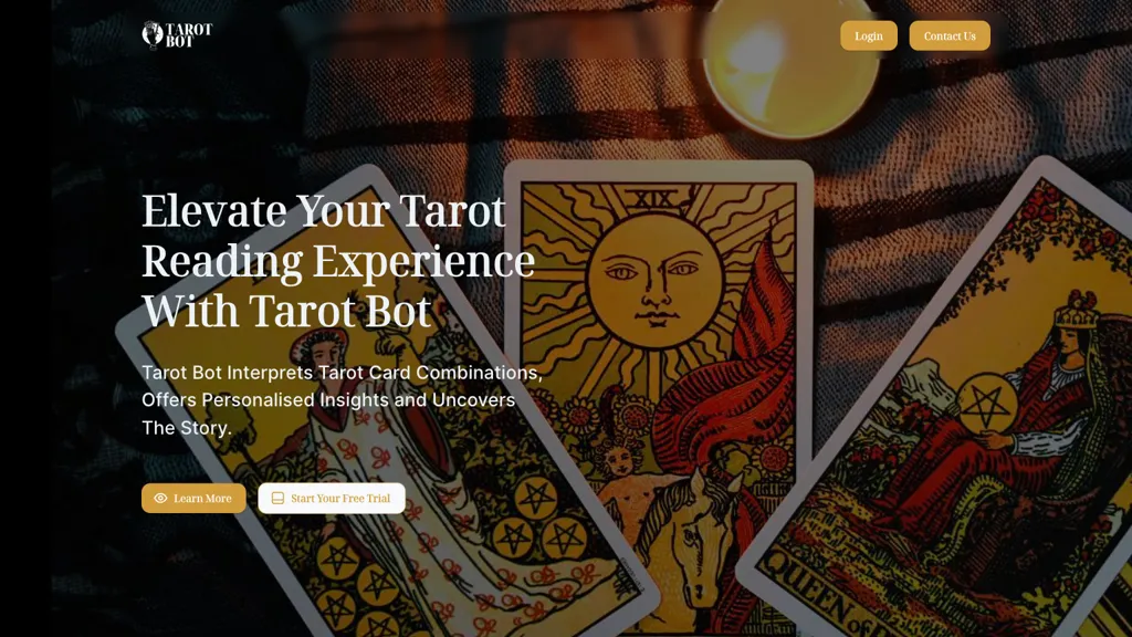 TarotBot website