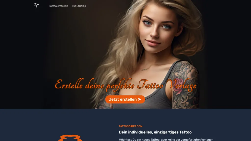 Tattoodrift website