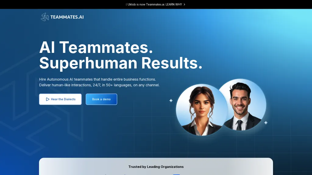 Teammates.ai website