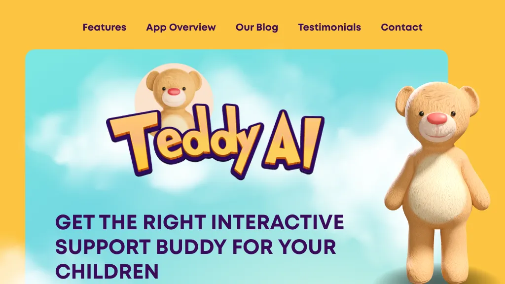 Teddy AI website