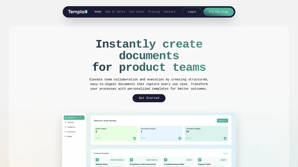 Templa8 website