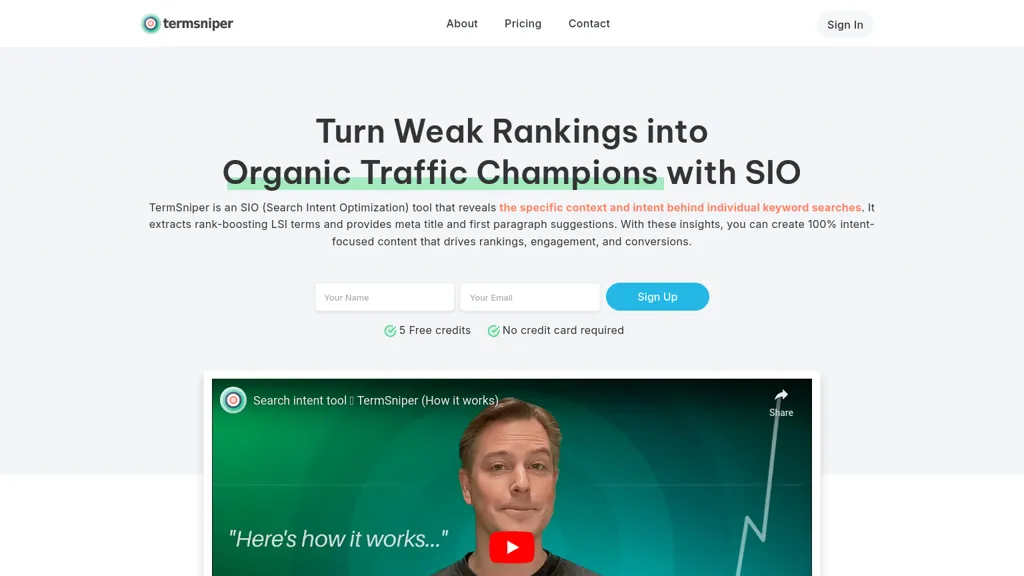 TermSniper website