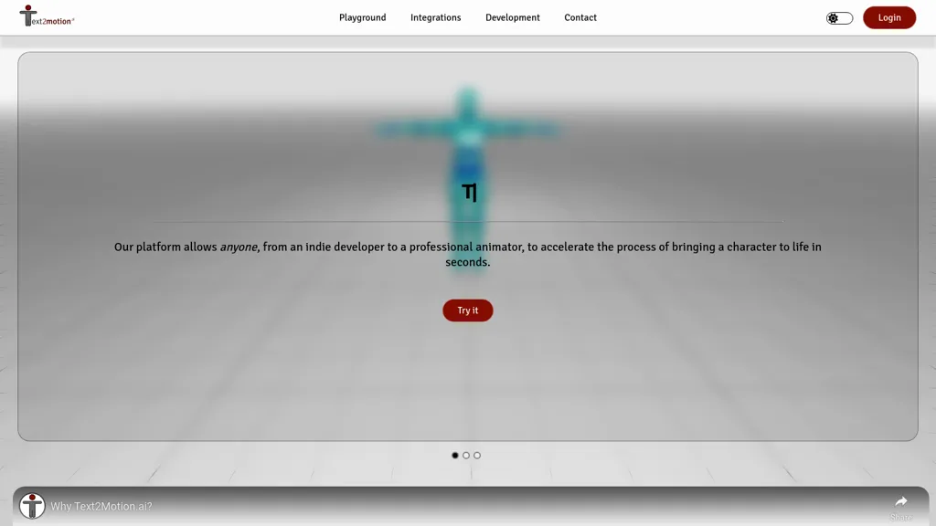 Text2Motion.ai website