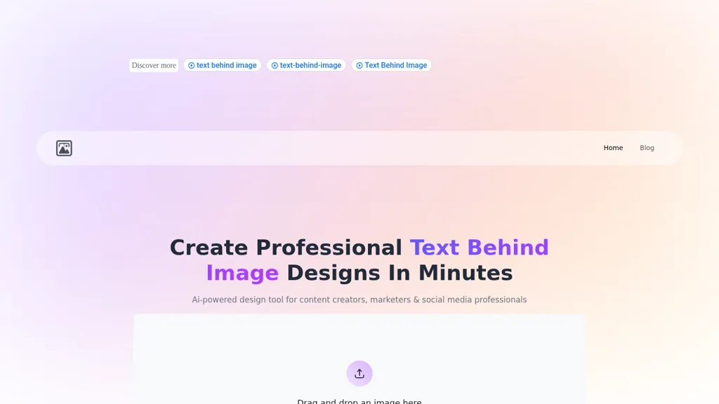 textbehindimg.com AI tool screenshot