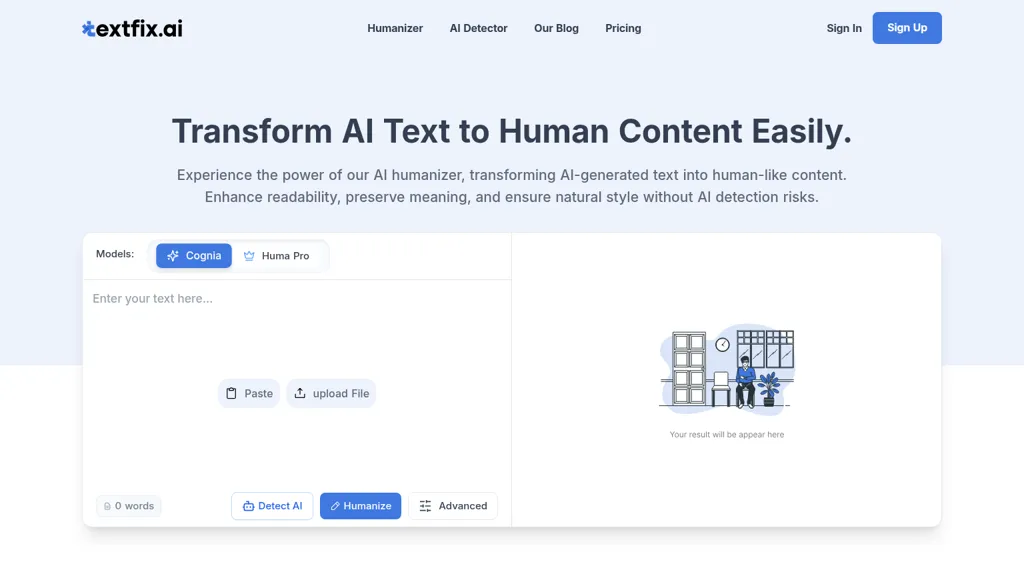 textfix.ai AI tool screenshot