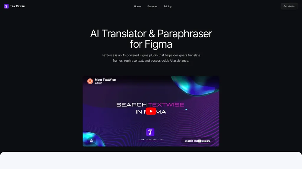 TextWise AI tool screenshot