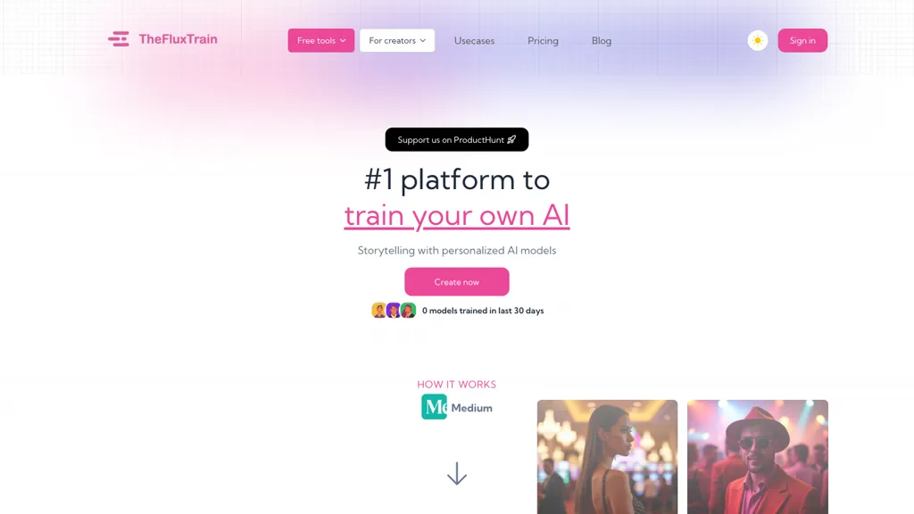 TheFluxTrain website