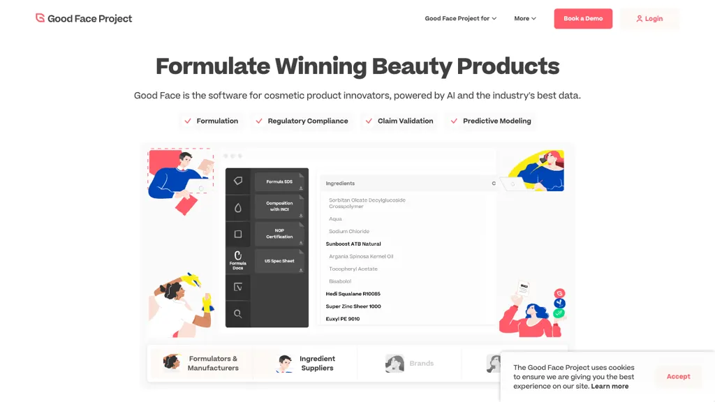 Thegoodfaceproject.com website