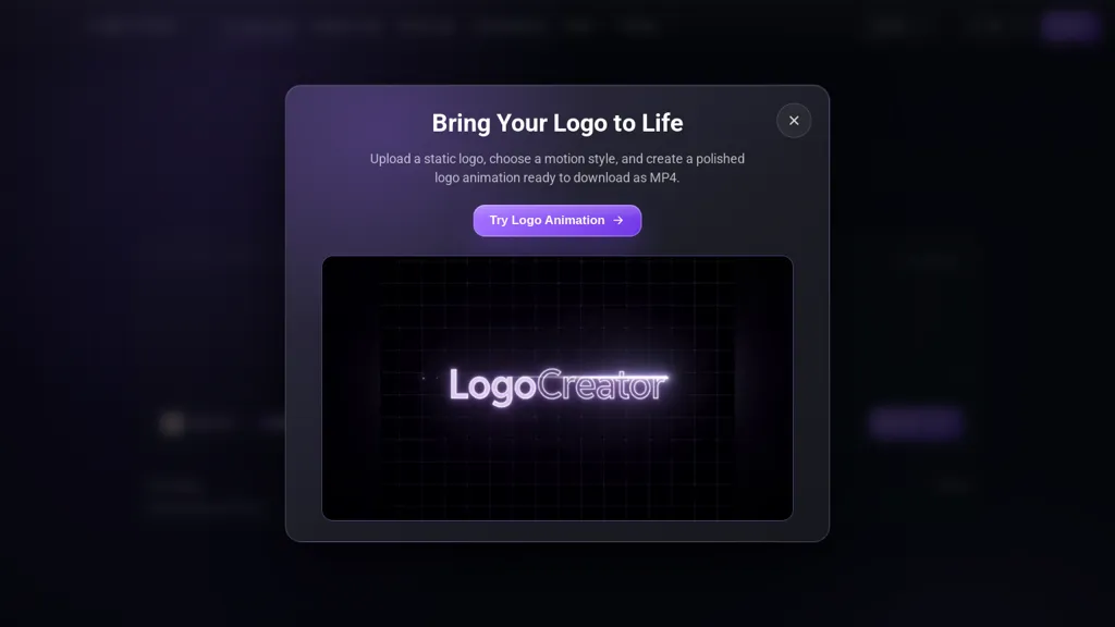 Thelogocreator.ai screenshot