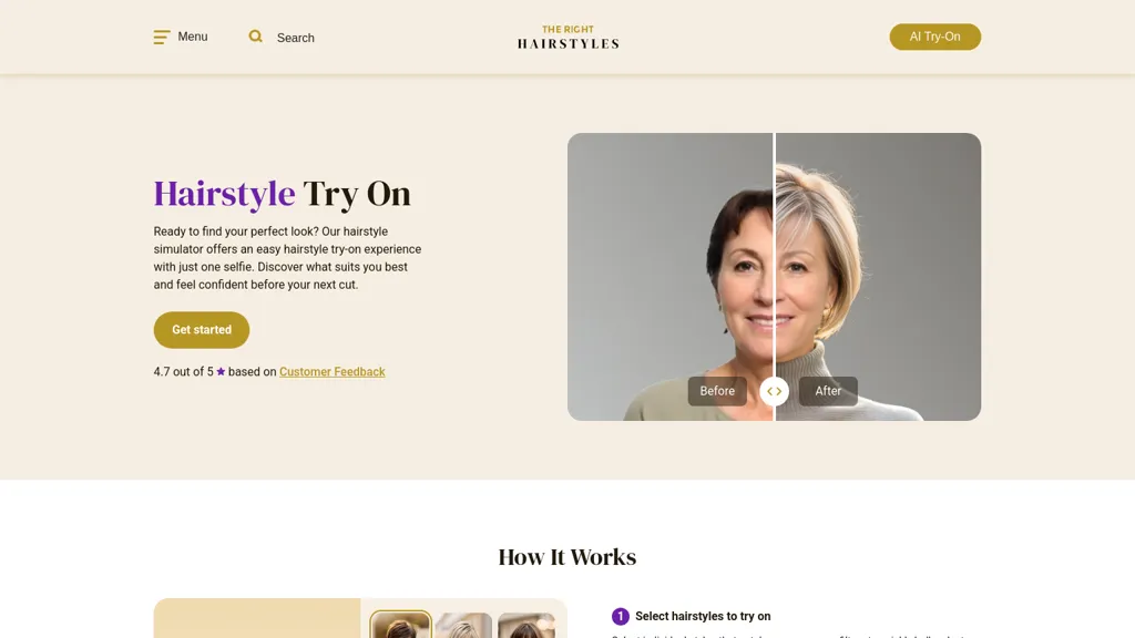 TheRightHairstyles website
