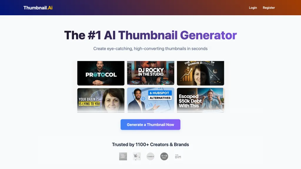 Thumbnails.ai alternatives and competitors