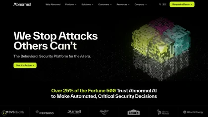Abnormal AI website image