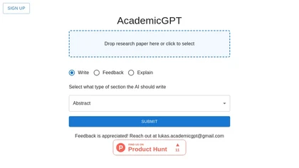 AcademicGPT image