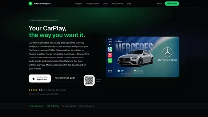 Add Car Widgets website image