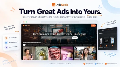 AdsGenie website image