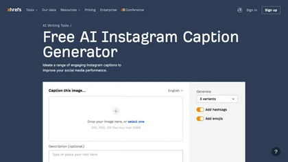 Instagram caption generator image
