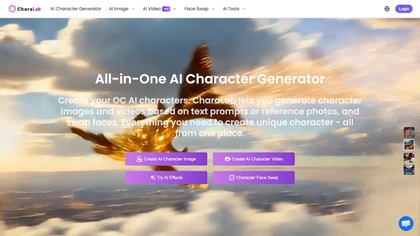 AI Charalab website image