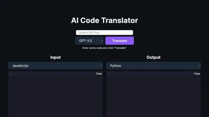 AI Code Translator image