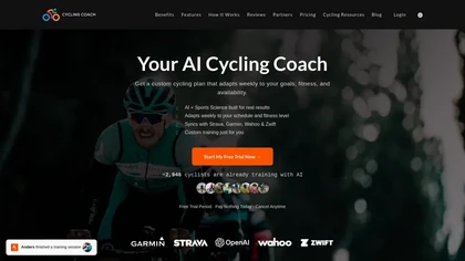 AI Cycling Coach image