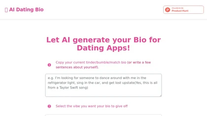 AI Dating Bio image