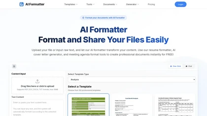 AIFormatter website image