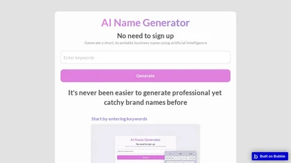 AI Name Generator image