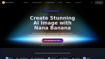 AI Nana Banana website image
