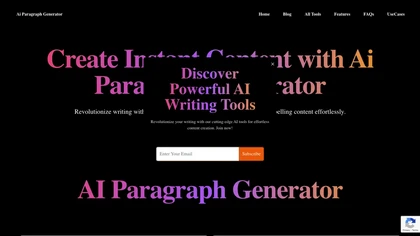 Ai Paragraph Generator image