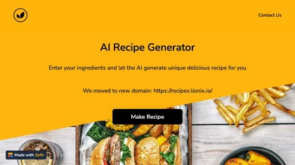 AI Recipe Generator image