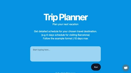 AI Trip Planner image