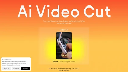 AI Video Cut image
