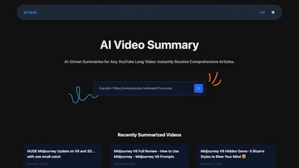 AI Video Summary - Youtube image