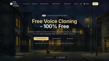 Free Voice Cloning thumbnail