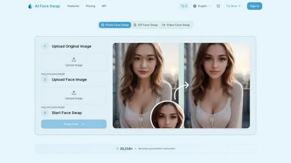 AIFaceSwap.app website image