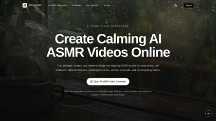 AIforASMR website image