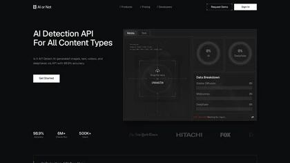 AIorNot website image
