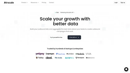 Airscale website image