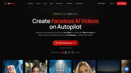 AITuber website image