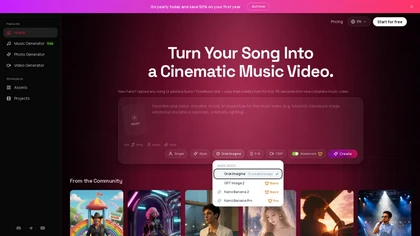 AIVideoGenerator.so website image