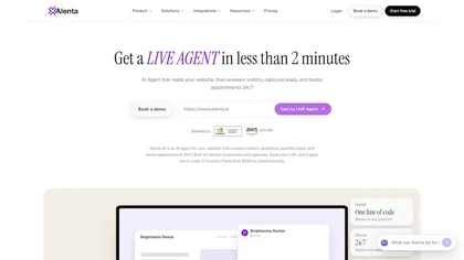 Alenta website image