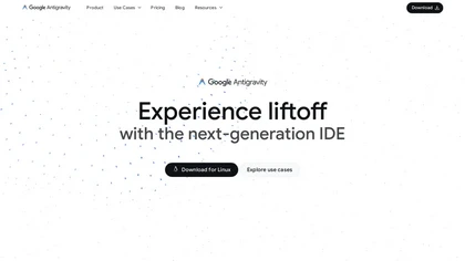 AntiGravity - Google website image